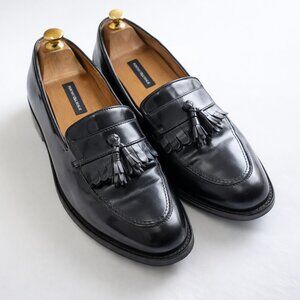 Bostonian Men’s Black Leather Tassel Loafers Dress Shoes Classic 8.5M